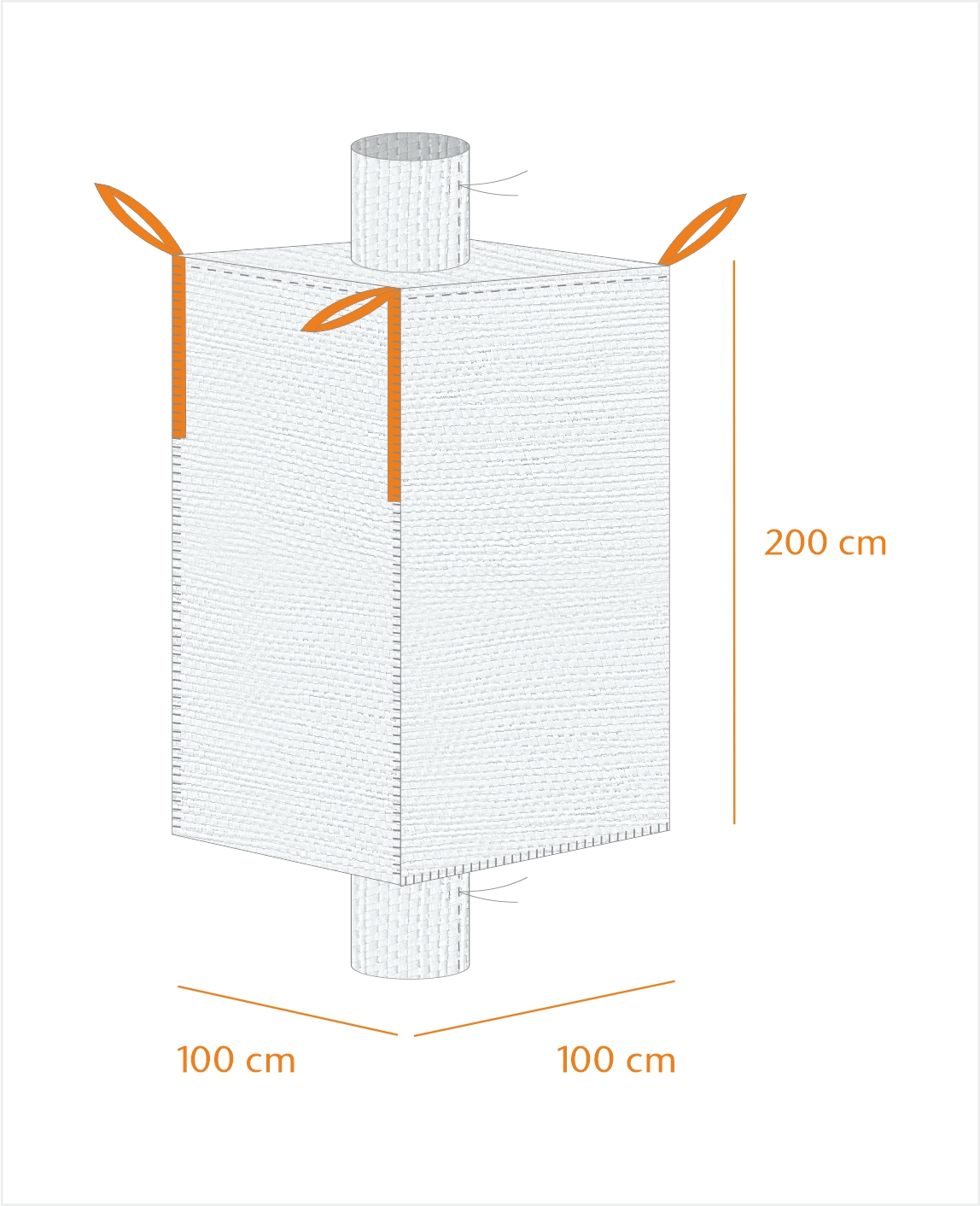 BigBag Ein/Auslauf 100x100x200cm