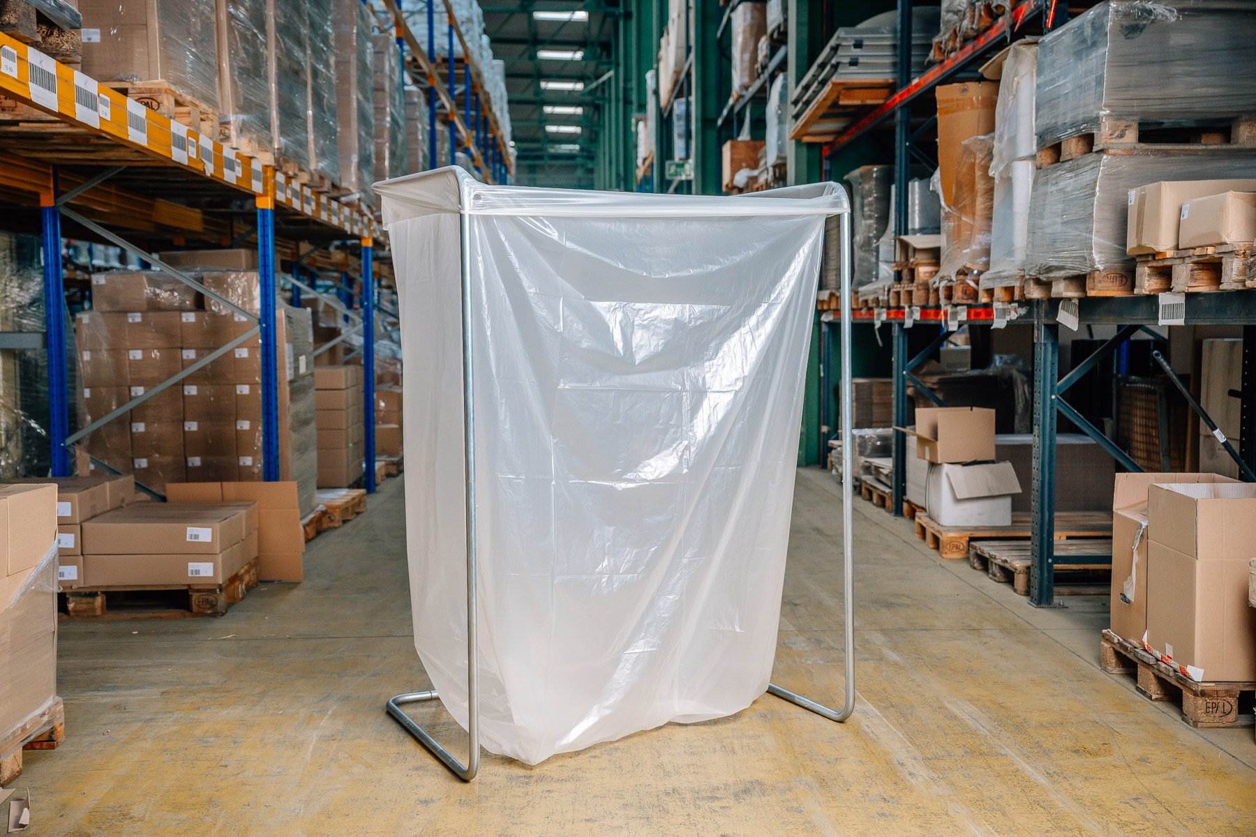 2500-L Müllsack | Wertstoffsack - transparent-trüb stark